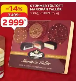 Auchan STÜHMER TÖLTÖTT MARCIPÁN TALLÉR ajánlat
