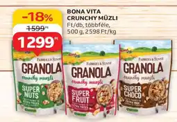 Auchan Bona Vita Crunchy Müzli ajánlat