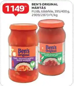Auchan Ben's Original mártás ajánlat