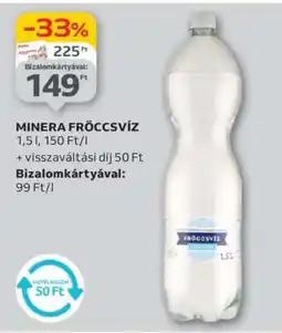 Auchan Minera Fröccsvíz ajánlat