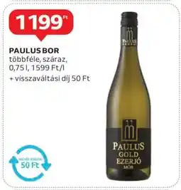 Auchan PAULUS BOR ajánlat