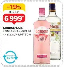 Auchan Gordon's Gin ajánlat