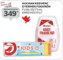 Auchan AUCHAN KEDVENC GYERMEK FOGKRÉM ajánlat