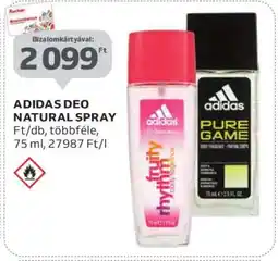 Auchan ADIDAS DEO NATURAL SPRAY ajánlat