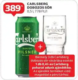 Auchan Carlsberg Dobozos Sör ajánlat
