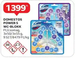Auchan DOMESTOS POWER 5 WC-BLOKK ajánlat