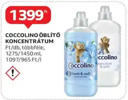 Auchan Coccolino Öblítő Koncentrátum ajánlat