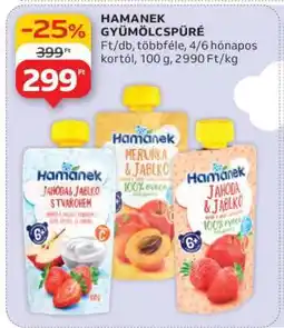 Auchan Hamánek Gyümölcspüré ajánlat