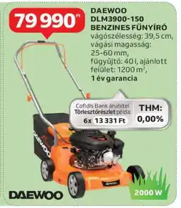 Auchan DAEWOO DLM3900-150 BENZINES FŰNYÍRÓ ajánlat