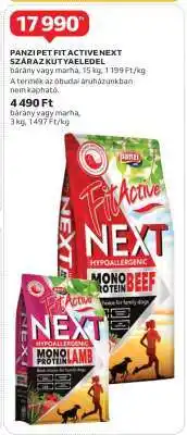 Auchan PANZI PET FIT ACTIVE NEXT SZÁRAZ KUTYAELDEL ajánlat