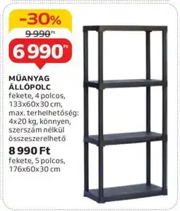 Auchan Műanyag Állópolc ajánlat