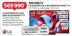 Auchan LG OLED65C41LA 4K UHD OLED SMART TV ajánlat