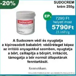 PatikaPlus Sudocrem krém ajánlat