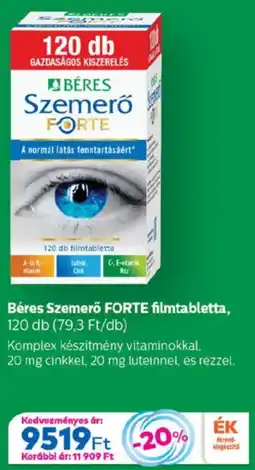 Béres szemerő forte filmtabletta