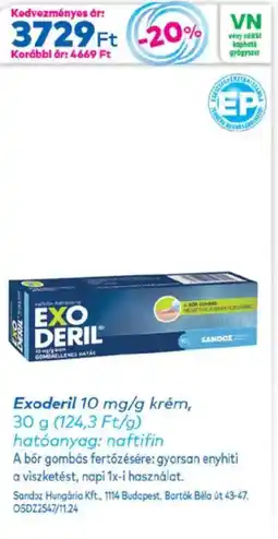 Exoderil krém