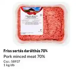 Metro Friss sertés darálthús 70% ajánlat