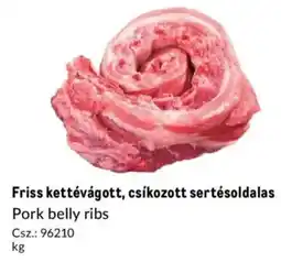 Metro Friss kettévágott, csíkozott sertésoldalas ajánlat