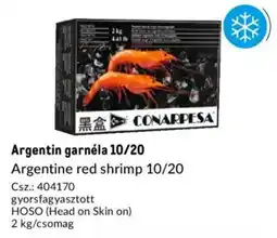 Metro Argentin garnéla 10/20 ajánlat