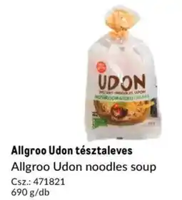 Metro Allgroo Udon tésztaleves Allgroo Udon noodles soup ajánlat