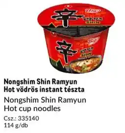 Metro Nongshim Shin Ramyun Hot vödrös instant tészta ajánlat