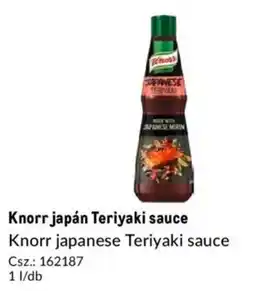 Metro Knorr japanese Teriyaki sauce ajánlat