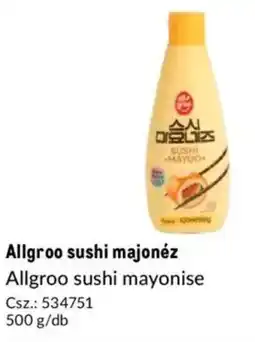 Metro Allgroo sushi majonéz ajánlat