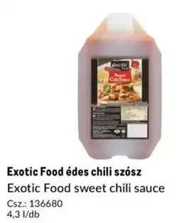 Metro Exotic Food édes chili szósz ajánlat