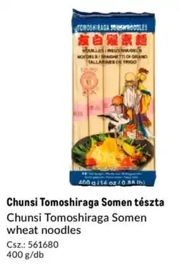 Metro Chunsi Tomoshiraga Somen tészta ajánlat