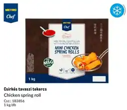Metro METRO Chef Csirkés tavaszi tekercs ajánlat