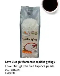 Metro Love Diet gluténmentes tápióka gyöngy ajánlat