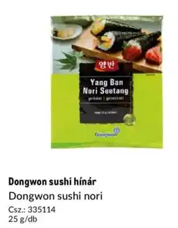 Metro Dongwon sushi hínár ajánlat
