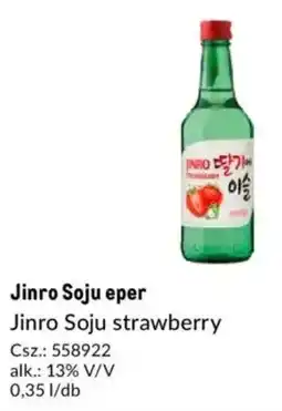 Metro Jinro Soju eper ajánlat