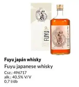 Metro Fuyu japán whisky ajánlat