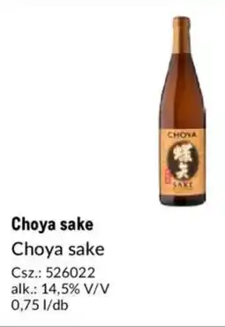Metro Choya sake ajánlat