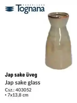 Metro Tognana Jap sake üveg ajánlat