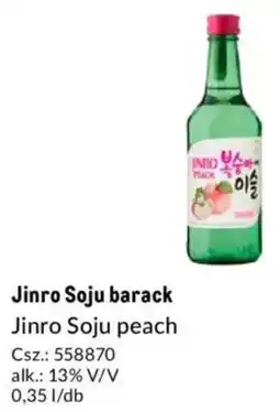 Metro Jinro Soju barack ajánlat