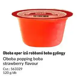 Metro Oboba eper ízű robbanó boba gyöngy ajánlat