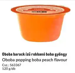 Metro Oboba barack ízű robbanó boba gyöngy ajánlat