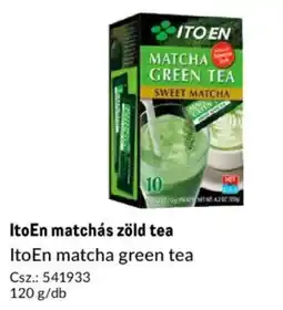 Metro ItoEn matchás zöld tea ajánlat