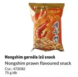 Metro Nongshim garnéla ízű snack ajánlat