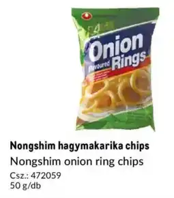 Metro Nongshim hagymakarika chips ajánlat