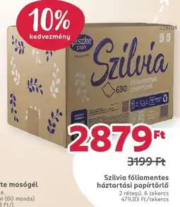 Rossmann Szilvia fóliamentes háztartási papírtörlő ajánlat