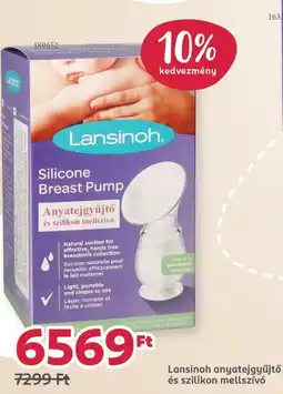 Rossmann Lansinoh anyatejgyűjtő és szilikon mellszívó ajánlat