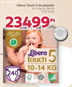 Rossmann Libero Touch 5-ös pelenka ajánlat