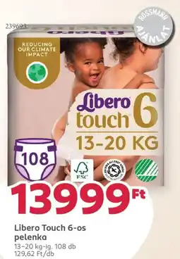 Rossmann Libero Touch 6-os pelenka ajánlat