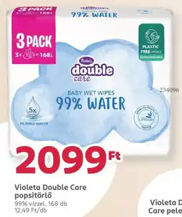 Rossmann Violeta Double Care popsitörlő ajánlat