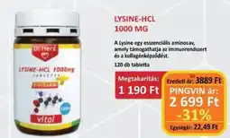 Pingvin Patika Dr. Herz LYSINE-HCL ajánlat