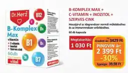 Pingvin Patika Dr. Herz B-Komplex Max ajánlat