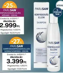 Pingvin Patika Parusan sampon korpásodás ellen száraz korpára ajánlat