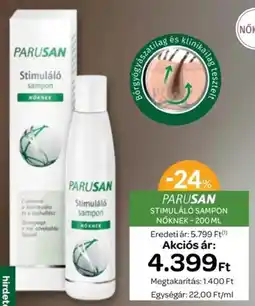 Pingvin Patika Parusan stimuláló sampon nőknek ajánlat